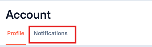 notifications tab